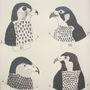 Art Print 'Birds Of Prey' A Two Colour Screen Print, thumbnail 3 of 3