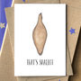 'That's Shallot' Funny Retirement Or Leaving Card, thumbnail 1 of 3