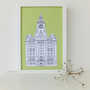 Liver Building, Liverpool Print, 3 of 11