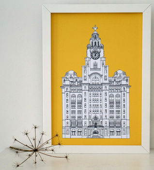 Liver Building, Liverpool Print, 2 of 11