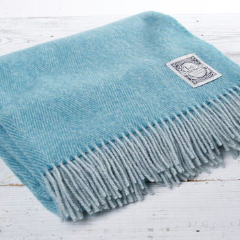 herringbone lambswool blanket bright collection by tolly mcrae ...