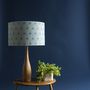 Woven Wool Benedict Blue Lampshade, thumbnail 1 of 5