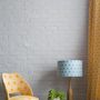 Woven Wool Benedict Blue Lampshade, thumbnail 3 of 5