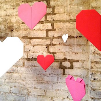 Paper Hearts Origami Backdrop, 2 of 2