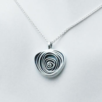 Silver Spiral Pendant, 4 of 8