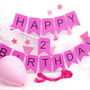 Personalised Birthday Party Bunting Decoration, thumbnail 3 of 11