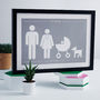 Personalised Family And Pets Print, thumbnail 6 of 12
