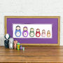 Personalised 'Russian Doll Family' Print, thumbnail 3 of 12