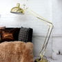 Golden Angled Floor Lamp, thumbnail 3 of 9