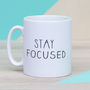 Photography 'Stay Focused' Mug, thumbnail 1 of 3
