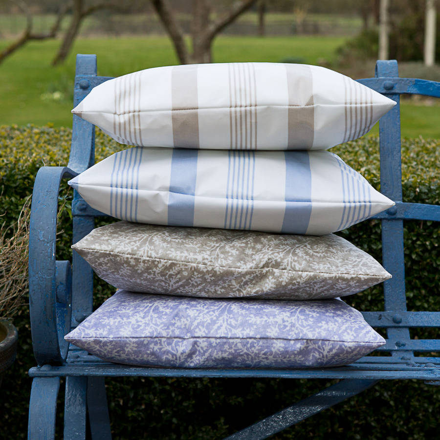 oilcloth outdoor cushions by tonder & tonder