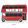 Personalised London Bus Print, thumbnail 2 of 6