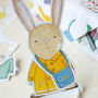 Dress Up A Rabbit Activity Wrapping Paper Set, thumbnail 6 of 12