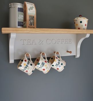 Tea And Coffee Shelf With Mug Rack, 2 of 10