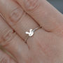 Small Bunny Ring With Floppy Ear, thumbnail 3 of 3