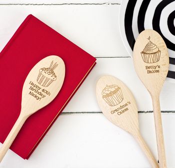 Personalised Wooden Cupcake Spoon, 2 of 8