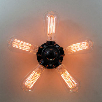 Propeller Style Ceiling Or Wall Lighting, 5 of 6