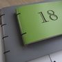Engraved Leather Birthday Guest Book, thumbnail 6 of 10