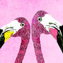 The Loved Up Flamingos Limited Edition Signed Print, thumbnail 2 of 2