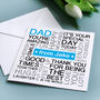 Personalised Father's Day Card For Dad, thumbnail 4 of 6