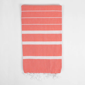 Ibiza Summer Handwoven Hammam Towel, 8 of 11