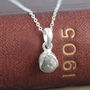 Rough Diamond April Birthstone Sterling Silver Necklace, thumbnail 1 of 3