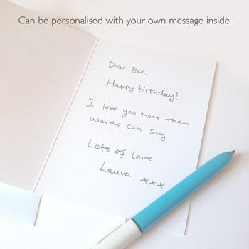 Cute Anniversary Card 'The One', 2 of 2