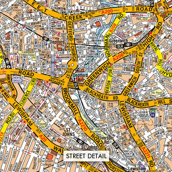 A To Z Canvas Map London, 8 of 10
