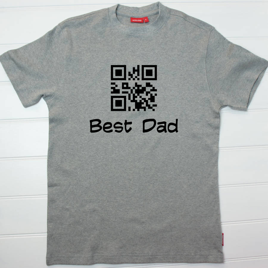 Men's Personalised Qr Code T Shirt, 1 of 4