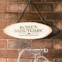 Personalised 'Sanctuary' Wooden Sign, thumbnail 1 of 3