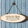 Personalised 'Spa' Wooden Sign, thumbnail 2 of 3