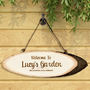 Personalised 'Garden' Wooden Sign, thumbnail 1 of 3