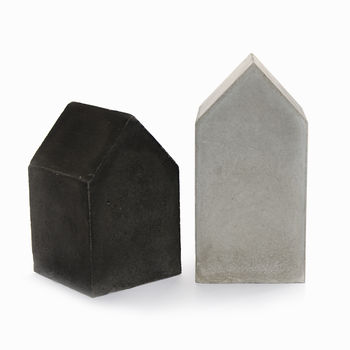 Set Of Two Concrete House Bookends, 5 of 7