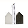New Home Housewarming Concrete House Bookend Gift Set, thumbnail 2 of 4