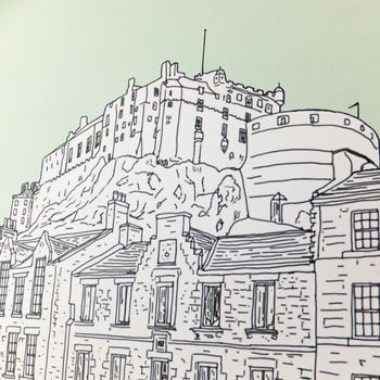 Edinburgh Castle Print, 8 of 11