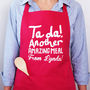 Personalised Ta Da! Another Amazing Meal Apron, thumbnail 1 of 5