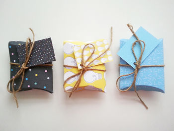 Set Of Six 'Shine Bright' Diy Pillow Gift Boxes, 2 of 3