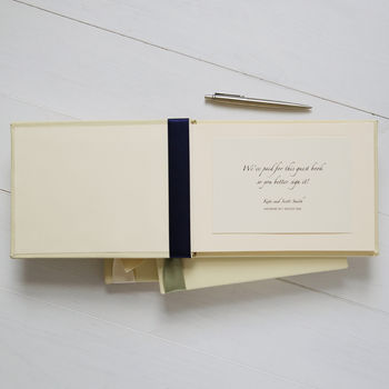 Personalised Wedding Guest Book, 11 of 11