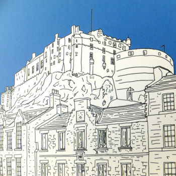 Edinburgh Castle Print, 7 of 11