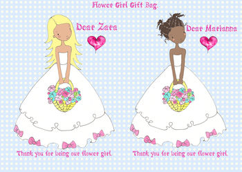Personalised Flower Girl Gift Bag, 8 of 12