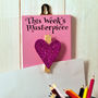 Pink Heart This Week's Masterpiece Peg, thumbnail 2 of 2
