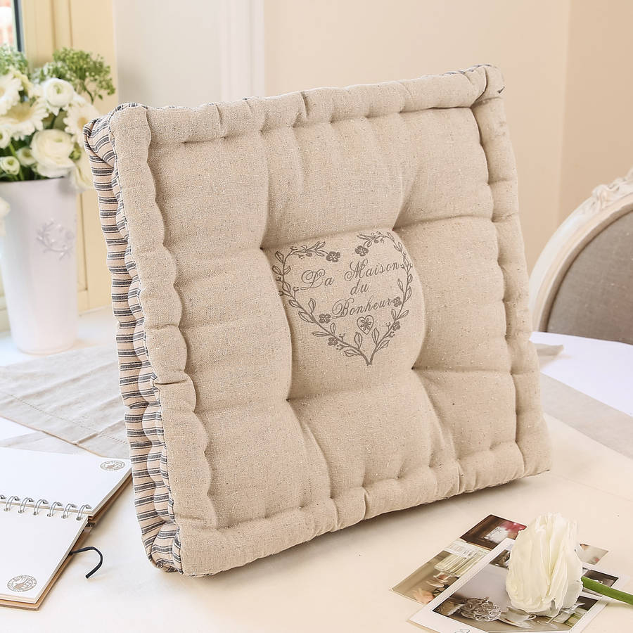 french maison seat cushion by dibor