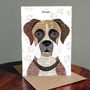 Boxer Dog Card, thumbnail 2 of 2