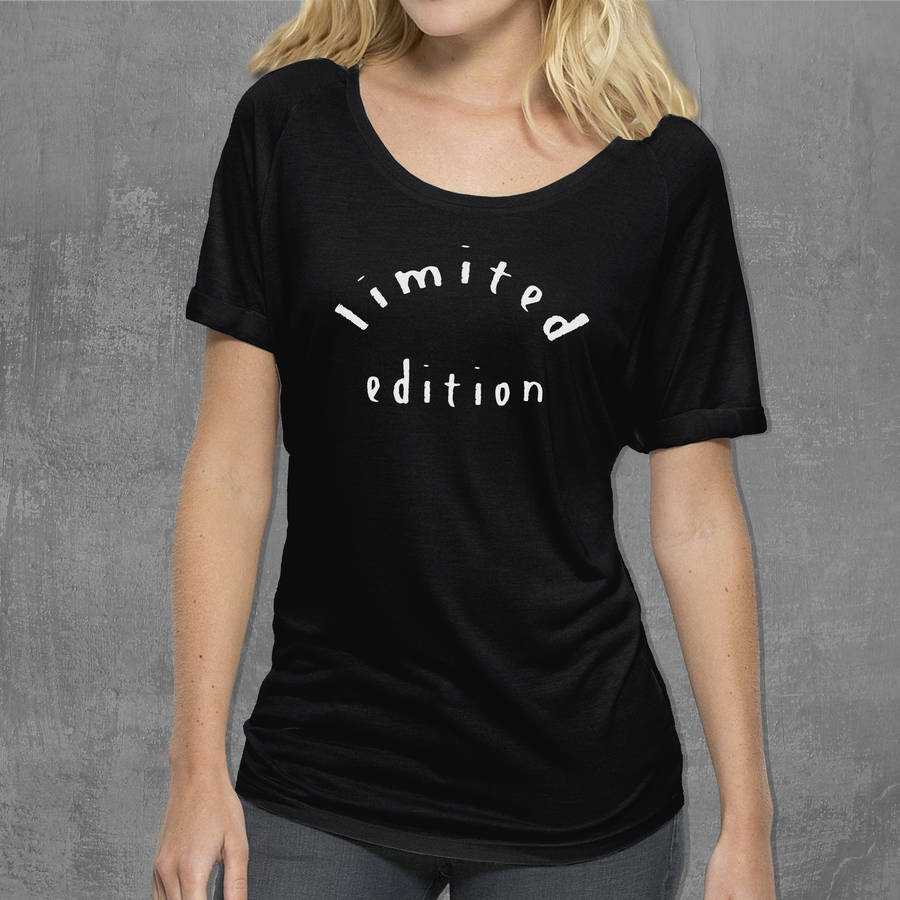 'limited edition' womans t shirt by a piece of
