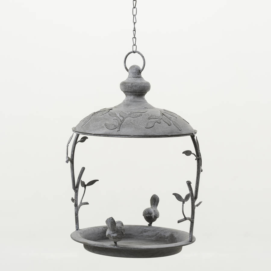 Hanging Steel Bird Feeder By The New Eden