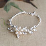 Gracie Crystal And Pearl Bracelet, thumbnail 1 of 2