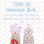Personalised Thank You Nanny, Grandma, Grandad Card, thumbnail 7 of 8