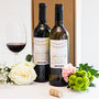 Personalised Wedding Wine Gift Twin Pack, thumbnail 2 of 5