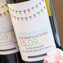Personalised Wedding Wine Gift Twin Pack, thumbnail 1 of 5