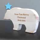 personalised christening bear